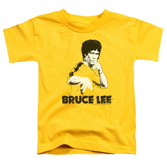 Bruce Lee Little Boys' Suit Splatter Childrens T-shirt 3T Yellow