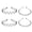 Black - Headband Wavy - 4PCS, variant on Metal Headbands for Men, Women Fashion Hair Bands, Adjustable Wavy Headband, Unisex Black Simple Non-Slip Sports Headband（10 Pack ）