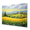 thumbnail image 2 of Designart "Rolling Hills A Tribute to Van Gogh II" Vangogh Metal Art Living Room, 2 of 5