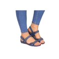 thumbnail image 5 of Zapatos de mujer con pendiente inferior gruesa de talla grande, sandalias con hebilla de velcro, talla 40-43, 5 of 5