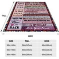 thumbnail image 4 of Aunt Gifts from Niece Birthday Gifts for Aunt Christmas Thankgiving Gifts Ideas for Auntie Throw Blanket 50"x60", 4 of 6