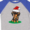 thumbnail image 4 of Inktastic Christmas Dachshund Dog Santa Boys or Girls Toddler T-Shirt, 4 of 5