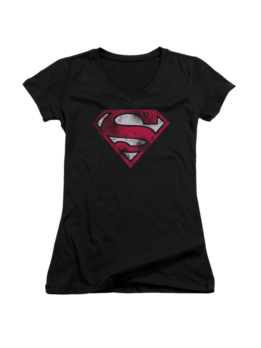 v neck superman t shirt