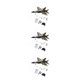 thumbnail image 1 of Bewildely RC aviones de ala fija Control remoto portátil al aire libre juguetes niños regalo negro Type1, 1 of 1