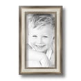 thumbnail image 2 of ArtToFrames 5" x 9" Antique Silver Panel Picture Frame, 5x9 inch Silver Wood Poster Frame (WOM-4760), 2 of 7