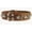 Brown, variant on Genuine 1.75" Wide Thick Leather Studded Dog Collar. Fits 21.5"-26" Neck, XLarge Breeds.