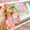 thumbnail image 4 of VICKYPOP Kawaii Cherry Rabbit Keychain Floating Sakura Bunny Key Ring Pendant Doll for Girl, 4 of 4
