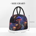 thumbnail image 2 of Balery Jungle Path Glowing Mushrooms Bolsa de Almuerzo para Mujeres, Caja de Almuerzo, Bolsa de Almuerzo Pequeña Impermeable, Tote de Almuerzo Reutilizable con Gran Capacidad, 2 of 6