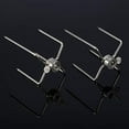 Barbecue Fork,Roast Spit Spit Rods Grill Rotisserie Meat Forks BBQ Tool