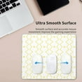 thumbnail image 6 of Yellow Stripes Abstract Water Resistant AntiSlip Gaming Mouse Pad Geometric Lines Art Painting Ideal for Laptops, Office Working Compact and Stylish (7.9"x9.5"), 6 of 6