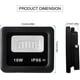 thumbnail image 3 of Luces de inundación LED, reflector exterior súper brillante, luz de seguridad con enchufe, 3000 lm 6500 K IP66 luces de jardín impermeables para entradas, escaleras, patio y garaje Zhivalor XM091-2, 3 of 6