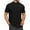 Black, variant on Coorders George Round-Neck Men's and Big Men's Cotton T-Shirts,Short Sleeves Crewneck Tee,Black,XXXXL