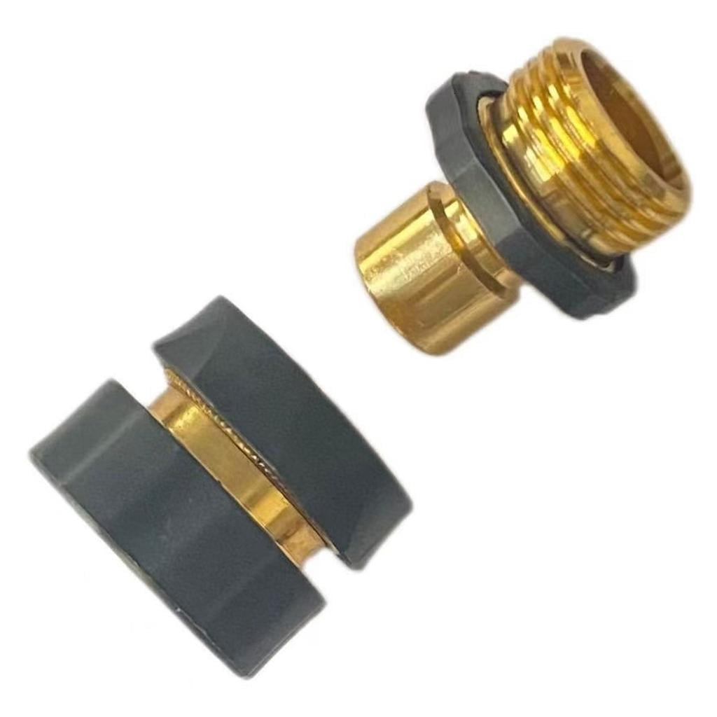 3/4" Garden Hose Connector,Garden Hose Quick Connects Fittings,Male and Female Quickly Releases Garden Hoses Connector