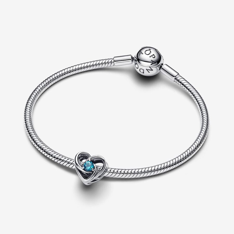 Pandora Entwined Heart Charm for UNICEF Sterling silver