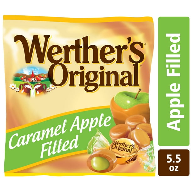 Werthers Original Hard Apple Filled Caramel Candy, 5.5 Oz