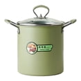 thumbnail image 1 of simhoa Japanese Deep Frying Pot Nonstick Coating Multifunctional 3.5L with Handle & Lid green, 1 of 7