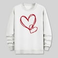 thumbnail image 4 of PNTUTB Men's Fashion Valentine's Day Print Classic Crew Neck Long Sleeve Casual Loose Comfort Pullover Sweatshirts, 4 of 6