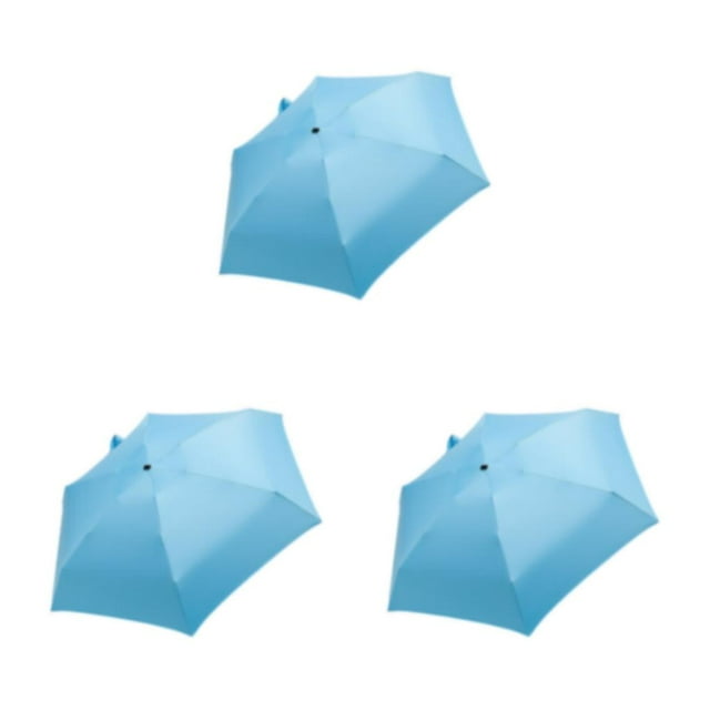 ZheElen Parapluies Polyvalents et Compacts Multifonctions pour Toutes les Conditions Météorologiques Bleu 3ensemble