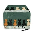 thumbnail image 2 of HELLHERO Cat Print Toaster Cover 4 Slice Universal, Anti Fingerprint Toaster Protector with Top Handle and Adjustable Drawstring, Oven Cover Durable, 2 of 8