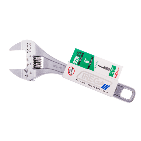 Irega IR92WXS6 6 in. Xtraslim Adjustable Wrench