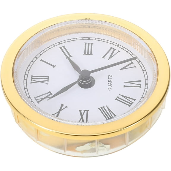 KAJNBN 1Pcs Replacement Clock Insert Round Shape Quartz Movement for Home 1Pcs