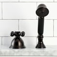 thumbnail image 4 of Kingston Brass KSK3355AXTR Deck Mount Hand Shower with Diverter for Roman Tub Faucet, Oil Rubbed Bronze, 4 of 5