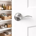 thumbnail image 5 of Satin Nickel Right-Hand Dummy Door Lever Flush Mount, Closet and French Door Applications, 5 of 10