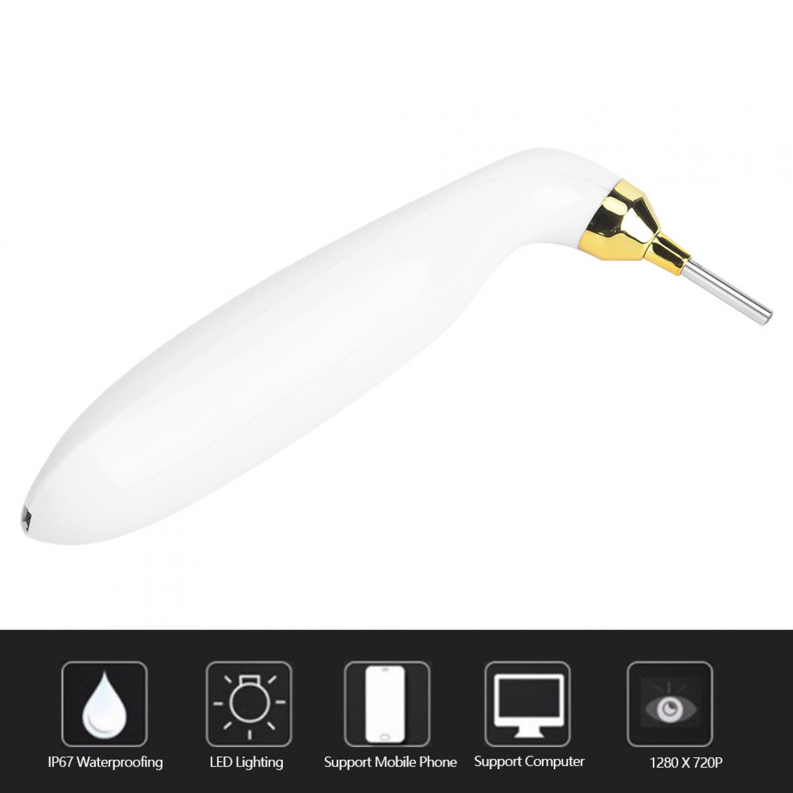 Henmomu Ear Inspection Camera,WF400 WIFI Visual Ear Otoscope 1MP