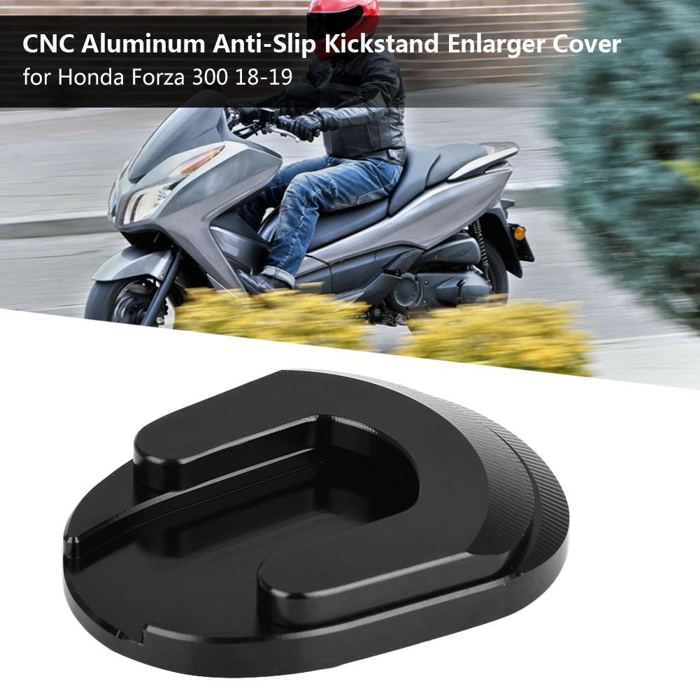 OTVIAP Motorcycle CNC Aluminum AntiSlip Kickstand Enlarger Cover for
