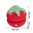 thumbnail image 4 of 18/12/6pcs Strawberry Heatless Curlers Strawberry Hair Curlers Strawberry Foam Rollers Strawberry Overnight Curls Heatless Curls Strawberries Hair Sponge Rollers Modeling Tool, 4 of 9