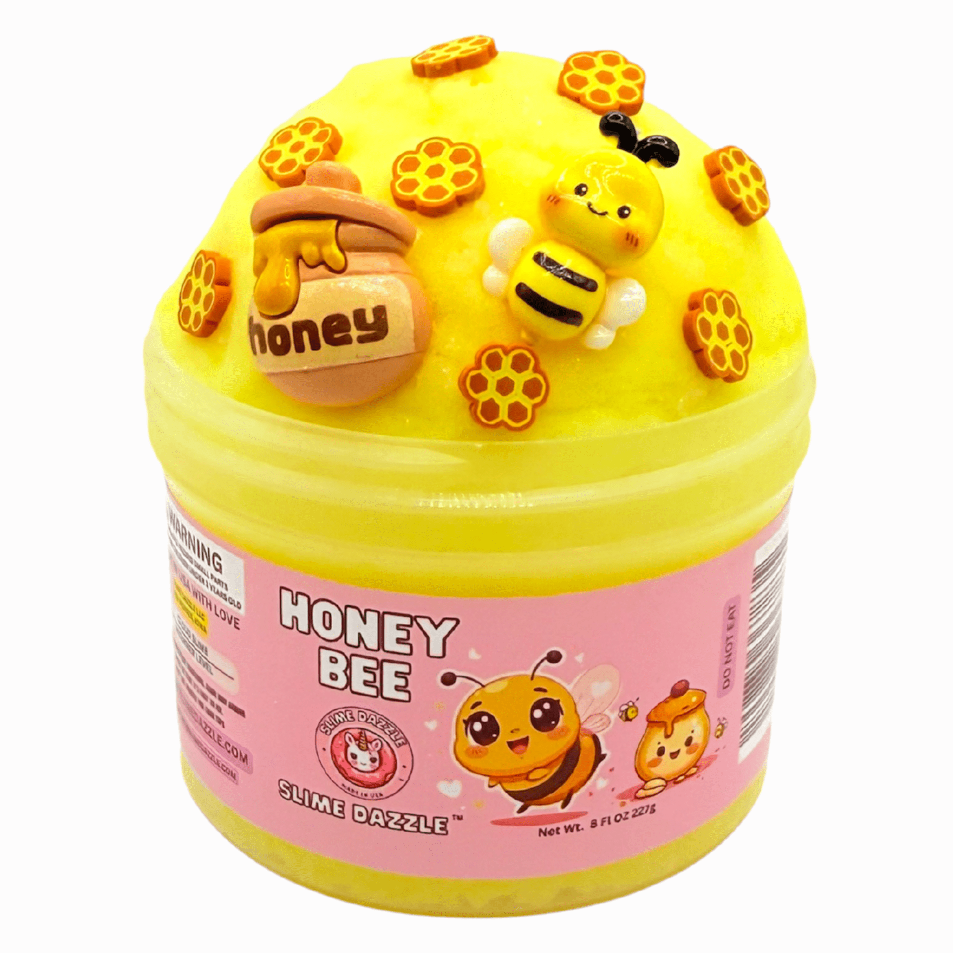 Slime Beginner Bundle 4 Pack – 8 Fl Oz Each Cloud Slime Kit, Non-Sticky, Soft & Fluffy Scented Slime Set for Kids & Adults – Honey Bee, Unicorn Fluff, Lavender Boba & Axolotl Fluff – Made in USA