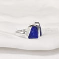 thumbnail image 2 of AAA Lapis Lazuli Ring, Rough Lapis Lazuli Ring, Afghani Lapis, Adjustable Double Stone, 925 Sterling Silver, Womens Ring, Christmas, Thanksgiving, Handmade, Statement Jewelry, Rough Gemstone Jewelry, 2 of 6