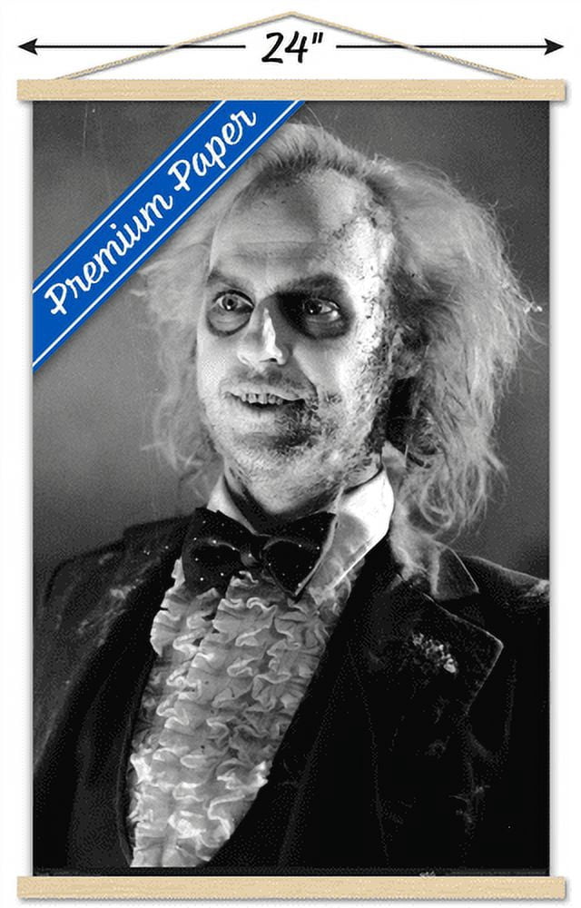 Beetlejuice - Classic Wall Poster with Wooden Magnetic Frame, 22.375" x 34"