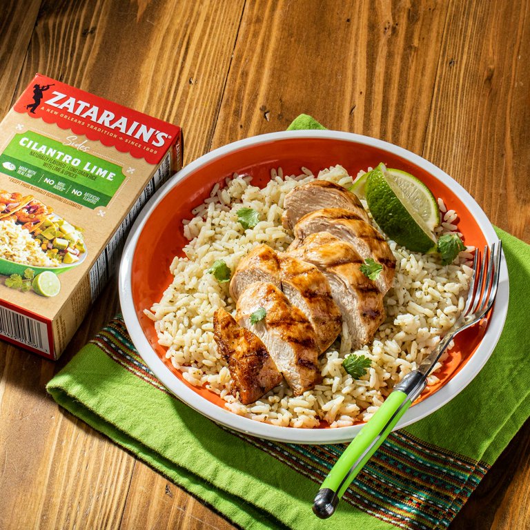 Zatarain's Frozen Meal - Chicken, Cilantro Lime Rice & Beans