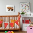 thumbnail image 2 of Stupell Industries Orange Dump Truck Traditional Construction Vehicle Transportation Painting Gallery Wrapped Canvas Art Print Wall Art, 16 x 20, 2 of 6
