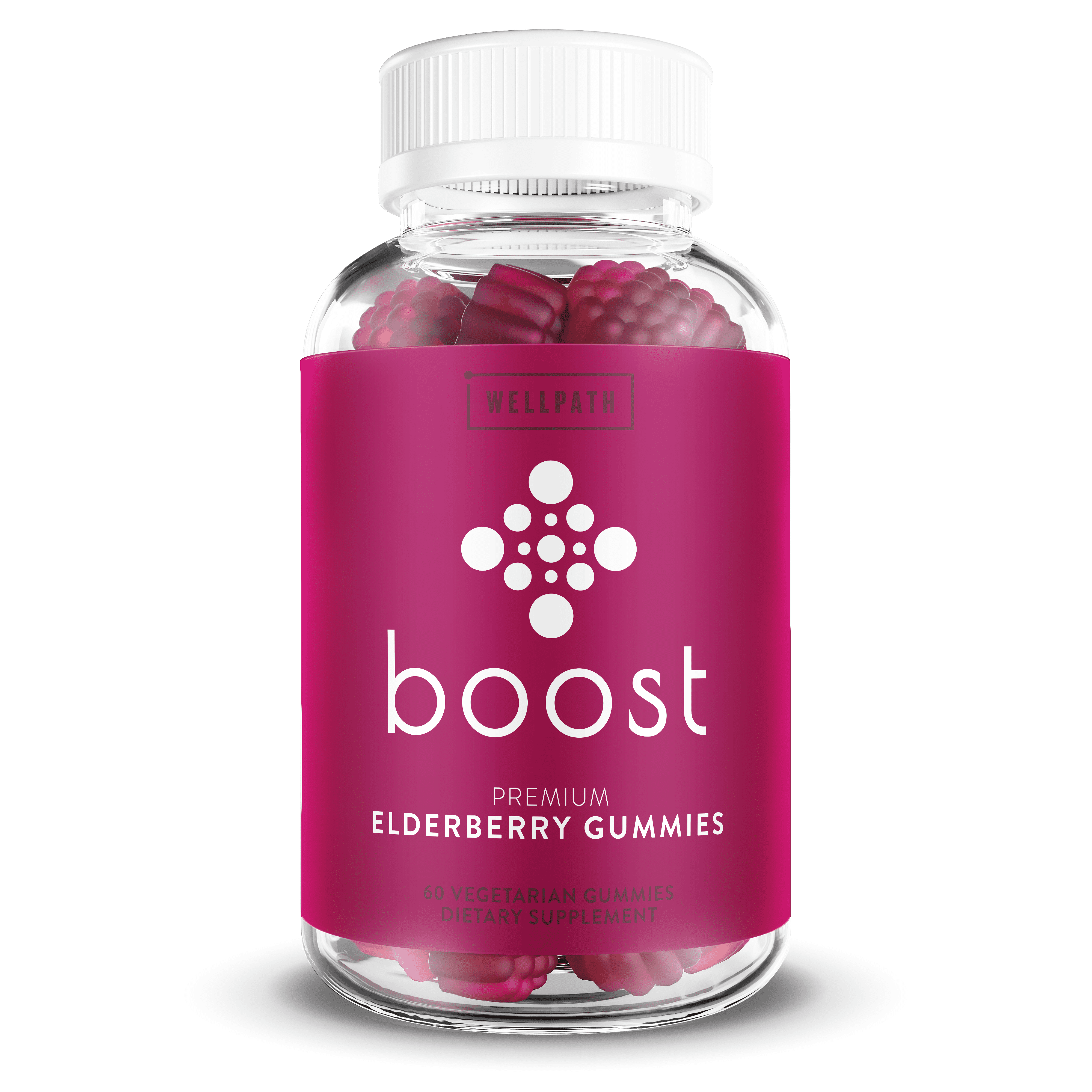 WellPath Boost Premium Elderberry Gummies for Adults & Kids 60 count
