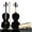 Black, variant on Ktaxon White 4/4 Size Handcrafted Solid Wood Violin with case for Adult, White