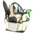 thumbnail image 2 of Pure Garden 8-Piece Gardening Hand Tool Set with Canvas Tote (Beige), 2 of 4