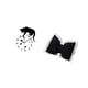 thumbnail image 5 of Reloj de pared,Reloj de pared de gato para sala de estar,dormitorio decorativo.,Cojín con lazo bonito,Almohada con forma de lazo,bonito cojín decorativo con lazo,Funda de almohada con lazo, 5 of 8