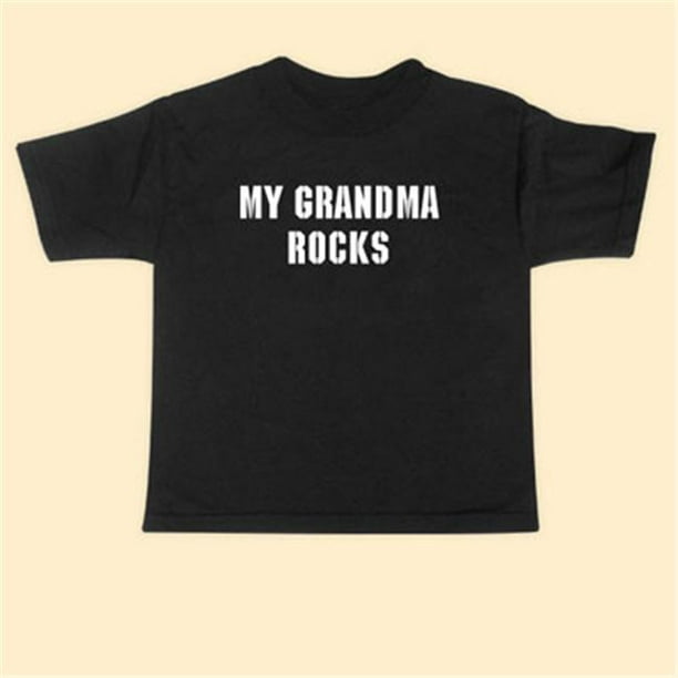 Rebel Ink Baby 376tt2T Ma Grand-Mère Rocks - 2T - T-shirt Enfant en Bas Âge