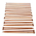 thumbnail image 1 of LEEYNEERKnitting Needles Pointed Wooden Single Needle Set Long Metal Crochet Circular Round, 1 of 6