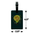 thumbnail image 5 of Electric Eel In Light bulb With Electricity Rectangle Leather Luggage Card Suitcase Carry-On ID Tag, 5 of 5