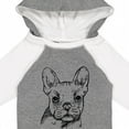 thumbnail image 4 of Inktastic French Bulldog Portrait Boys or Girls Long Sleeve Baby Bodysuit, 4 of 5