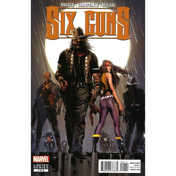 Six Guns #1 VF ; Marvel Comic Book