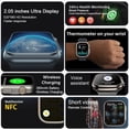 thumbnail image 2 of Smartwatch ZH900 Ultra serie 8 By NS Tech Negro, 2 of 6