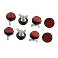 thumbnail image 5 of Dickly 8Pcs Generic License Plate Bolts Nuts License Plate Fastener Nuts Licenses Plates Screws for Boats Auto Outdoor Marine ATV, 5 of 9