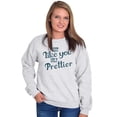 thumbnail image 4 of You Only Prettier Country Attitude Women Crewneck Sweatshirt Brisco Brands 5X, 4 of 6