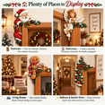 thumbnail image 7 of 2PC Christmas Wooden Santa Door Frame Corner Decor, DIY Door Topper Art Decor & Xmas Gift, 7 of 7