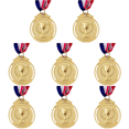 thumbnail image 1 of Medalla Ganador 2 Pulgadas Con Cinta para El Cuello Redonda Fiestas Competiciones (oro), 1 of 4