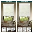 thumbnail image 5 of Chicology 52.5"W x 48"H Light-Filtering Cordless Mesh Bamboo Shade, Mesh White, 5 of 7